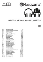 Husqvarna HP100-1 Operator's Manual