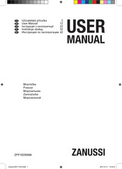 Zanussi ZFP18200WA User Manual