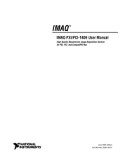 National Instruments IMAQ PXI-1409 User Manual
