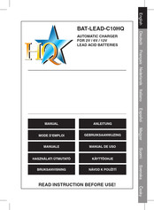 HQ BAT-LEAD-C10HQ Manual