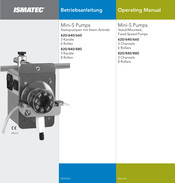 Cole Parmer Ismatec ISM859 Operating Manual