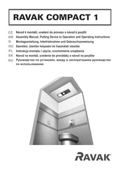 RAVAK COMPACT 1 Assembly Manual, Putting Device To Operation And Operating Instructions