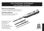 BRAND micro Pipette Controller Operating Manual