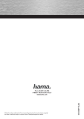 Hama 49061 Operating Instructions Manual