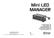 JB Systems Mini LED Manager Operation Manual