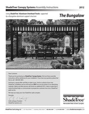 ShadeTree The Bungalow Assembly Instructions Manual
