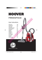 Hoover Freespace TFS-8205 User Instructions