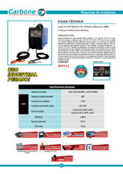 CARBONE SUPERARC315 Operator's Manual