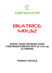 Glensound BEATRICE MIX32 Manual