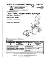 Graco 231-082 Instructions-Parts List Manual