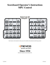 Nevco SD7-5 Operator Instructions Manual