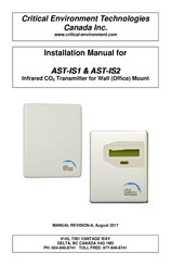 Critical Environment Technologies AST-IS2 Installation Manual