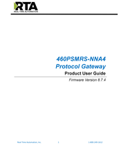 RTA 460PSMRS-NNA4 Product User Manual