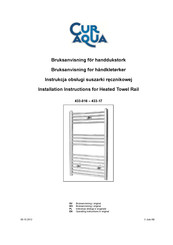 CUR AQUA 433-016 Installation Instructions Manual