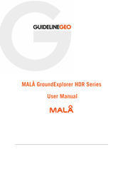 Guideline Geo MALA GroundExplorer HDR Series User Manual