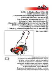 Grizzly ERV 1801-37 ZV Translation Of The Original Instructions For Use