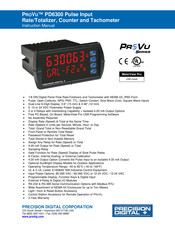 Precision Digital Corporation PROVU PD6300-6H2 Instruction Manual