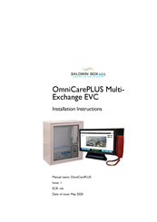Baldwin Boxall OmniCarePLUS Multi-Exchange EVC Installation Instructions Manual