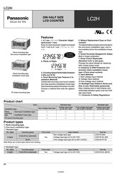 Panasonic LC2H preset Manual