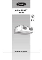 Carrier AQUASMART 42JW Series Installation Manual
