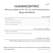 HumanCentric 101-1019-V3 Manual
