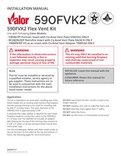 Valor 590FVK2 Installation Manual