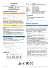 Garmin ONDECK  GTB 10 Installation Instructions Manual
