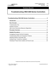 Johnson Controls VMA1200 Series Troubleshooting Manual