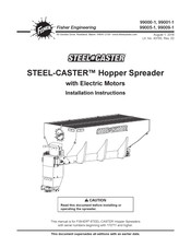 Fisher Engineering STEEL-CASTER 99009-1 Installation Instructions Manual