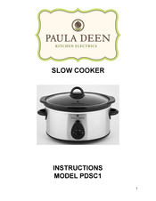 Paula Deen PDSC1 Instructions Manual