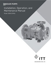 ITT GOULDS PUMPS 3296 EZMAG Installation, Operation And Maintenance Manual