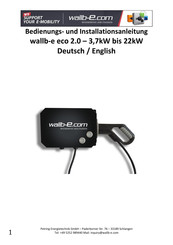 wallb-e eco 2.0 22kW Installation And User Manual