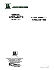 TerraMarc Industries Lockwood 472H Owner's/Operator's Manual