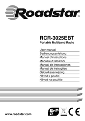 Roadstar RCR-3025EBT User Manual