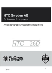 pullman Ermator HTC 26D Operating Instructions Manual