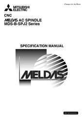 Mitsubishi Electric MDS-B-SPJ2 075 Specification Manual