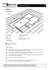 Schletter FixZ-7 Mounting Instructions