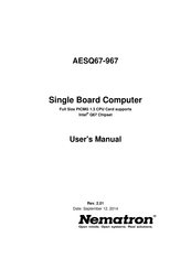 Nematron AESQ67-967 User Manual