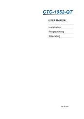 Climax CTC-1052-QT User Manual