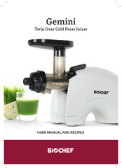 Biochef Gemini User Manual And Recipes