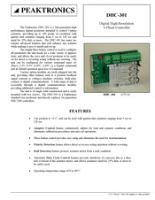 Peaktronics DHC-301 Instruction Manual