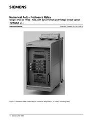 Siemens 7VK512 Instruction Manual