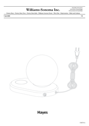 Williams-Sonoma Hayes Assembly Instructions Manual