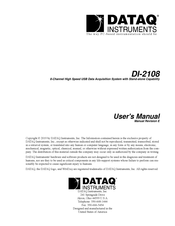 Dataq DI-2108 User Manual
