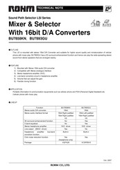 Rohm LSI Series Technical Note