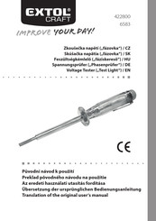 EXTOL Craft 422800 Translation Of The Original User Manual