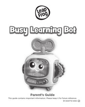 LeapFrog Busy Learning Bot Parents' Manual
