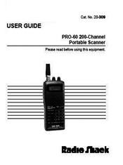 Radio Shack PRO-60 User Manual