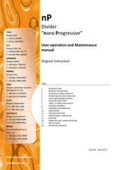 DROPSA nano Progressive User Operation And Maintenance Manual