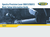 Spectra Precision DG613 Information Manual